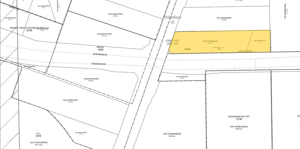 925 Abrams Rd, Richardson, TX for sale - Plat Map - Image 1 of 1