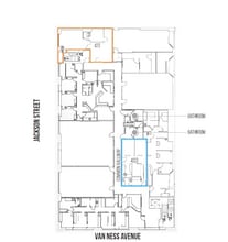 2001 Van Ness Ave, San Francisco, CA for lease Floor Plan- Image 1 of 3