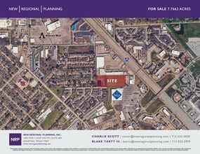 Fuqua St, Houston, TX - AERIAL map view