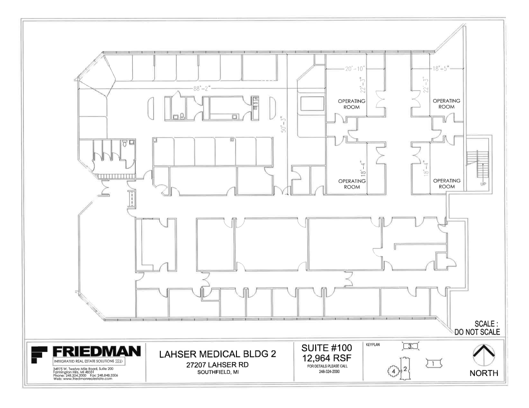 27177 Lahser Rd, Southfield, MI for lease Floor Plan- Image 1 of 1