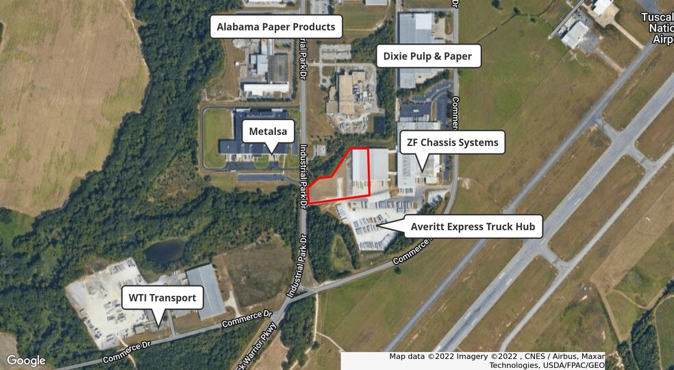 1180 Commerce Dr, Tuscaloosa, AL for sale - Plat Map - Image 1 of 1