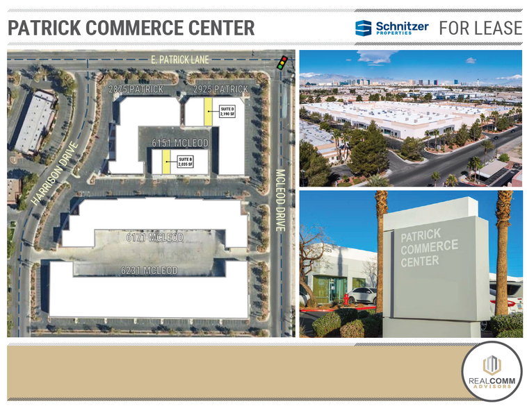 2875 E Patrick Ln, Las Vegas, NV for lease - Site Plan - Image 2 of 9