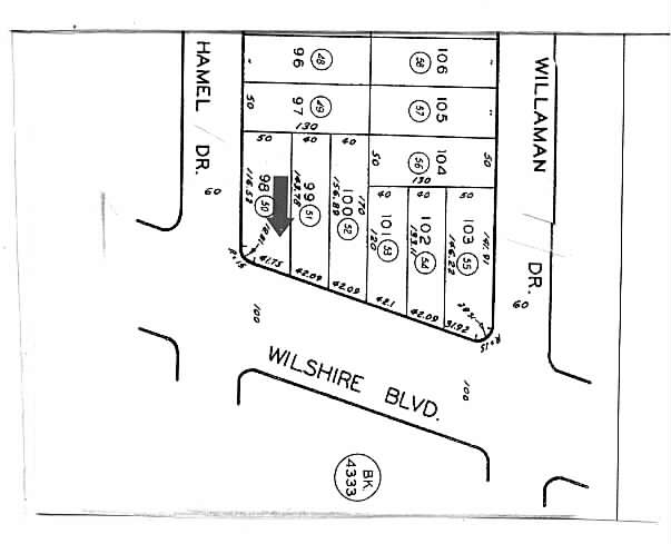 8693 Wilshire Blvd, Beverly Hills, CA for lease - Plat Map - Image 2 of 9