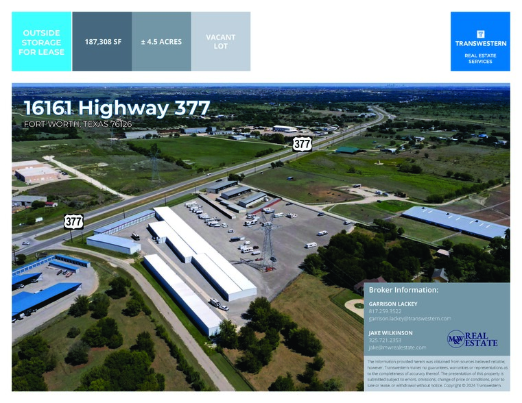 16161 Hwy 377, Fort Worth, TX for lease - Building Photo - Image 1 of 1