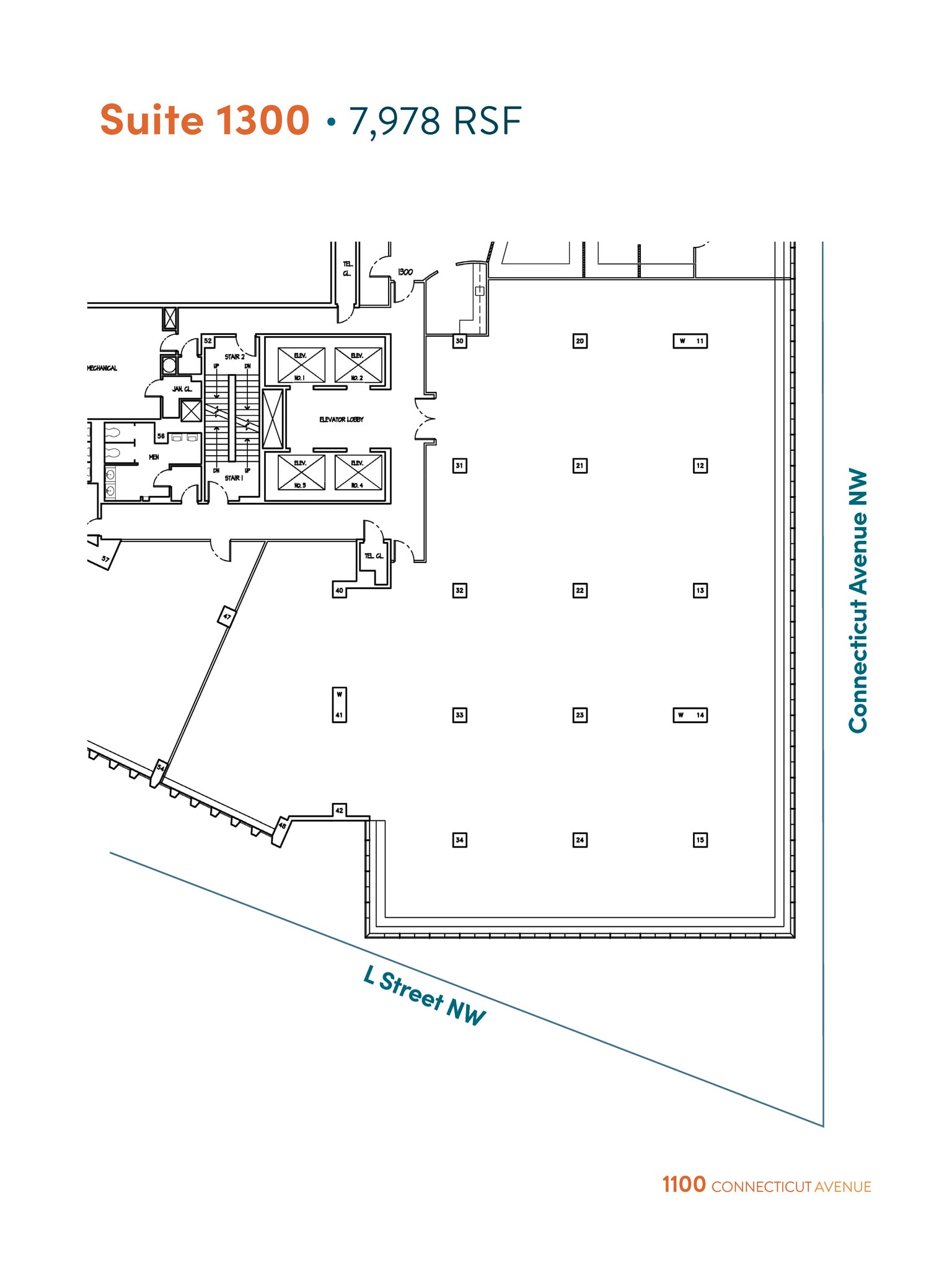 1100 Connecticut Ave NW, Washington, DC for lease Floor Plan- Image 1 of 7