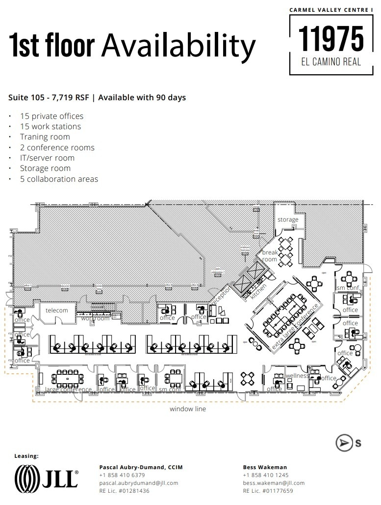 11975 El Camino Real, San Diego, CA for lease Floor Plan- Image 1 of 1