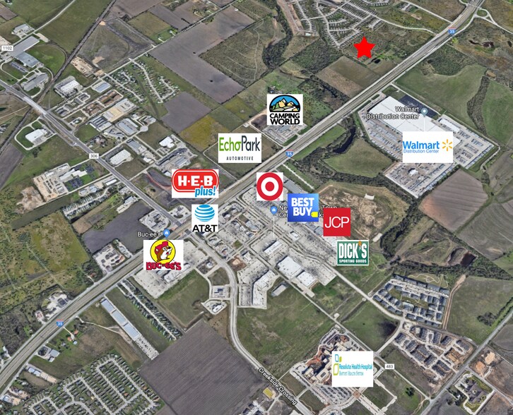 IH-35 S Frontage Rd, New Braunfels, TX for sale - Aerial - Image 1 of 1