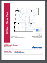 8500 Leslie St, Markham, ON for lease Floor Plan- Image 2 of 2