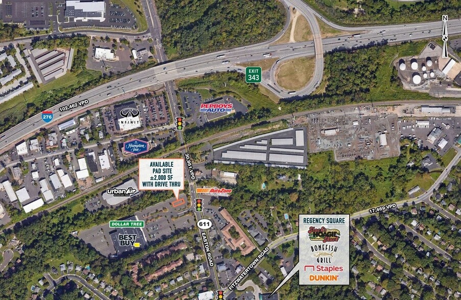 1130-1134 Easton Rd, Willow Grove, PA for lease - Aerial - Image 2 of 3