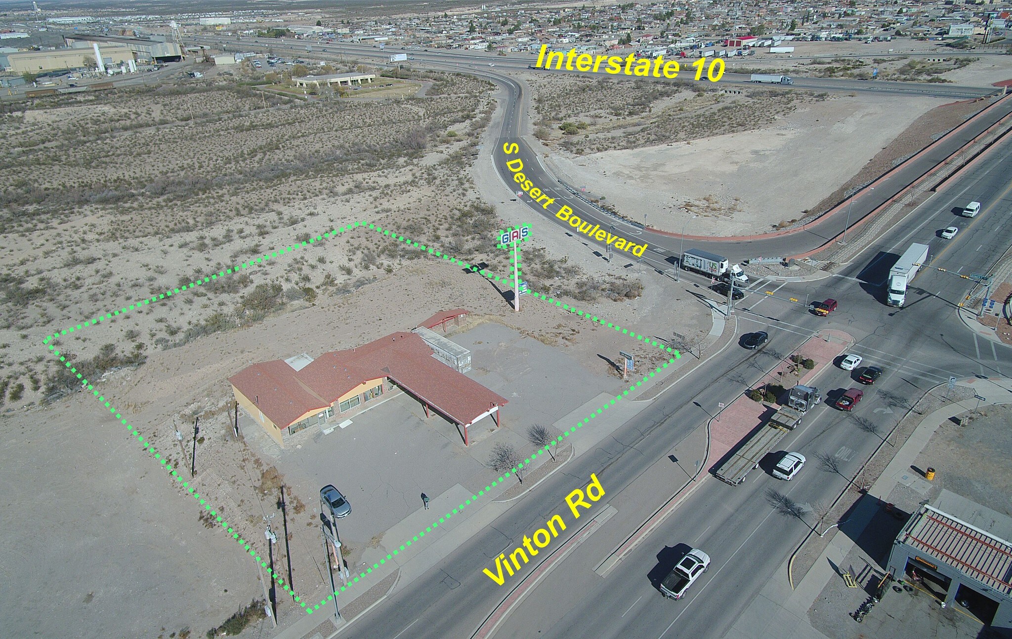 581 Vinton Rd, Vinton, TX, 79821 Service Station Property For Sale