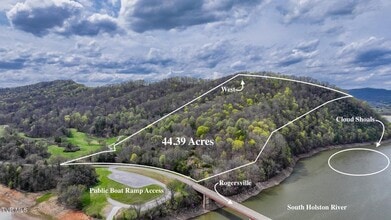 340 Melinda Ferry rd, Rogersville, TN - AERIAL  map view - Image1