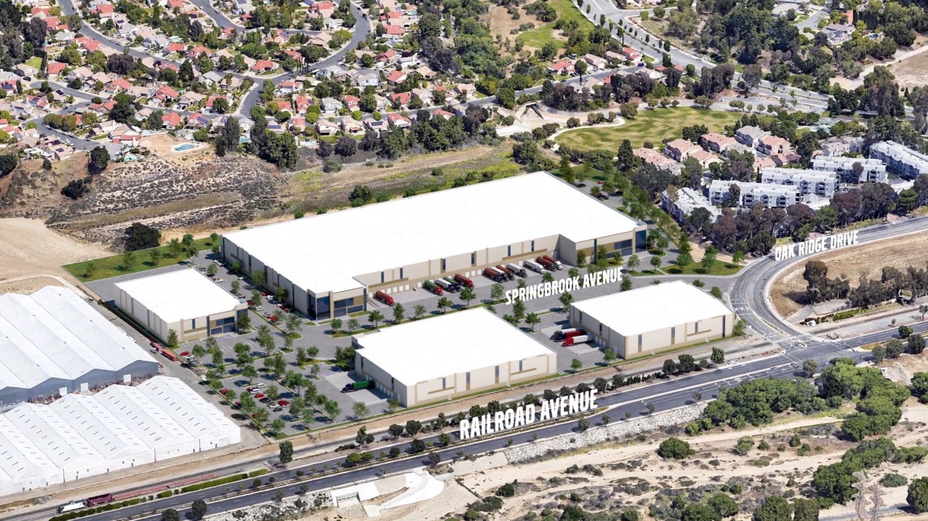 25400 Springbrook Ave, Santa Clarita, CA for lease Aerial- Image 1 of 15