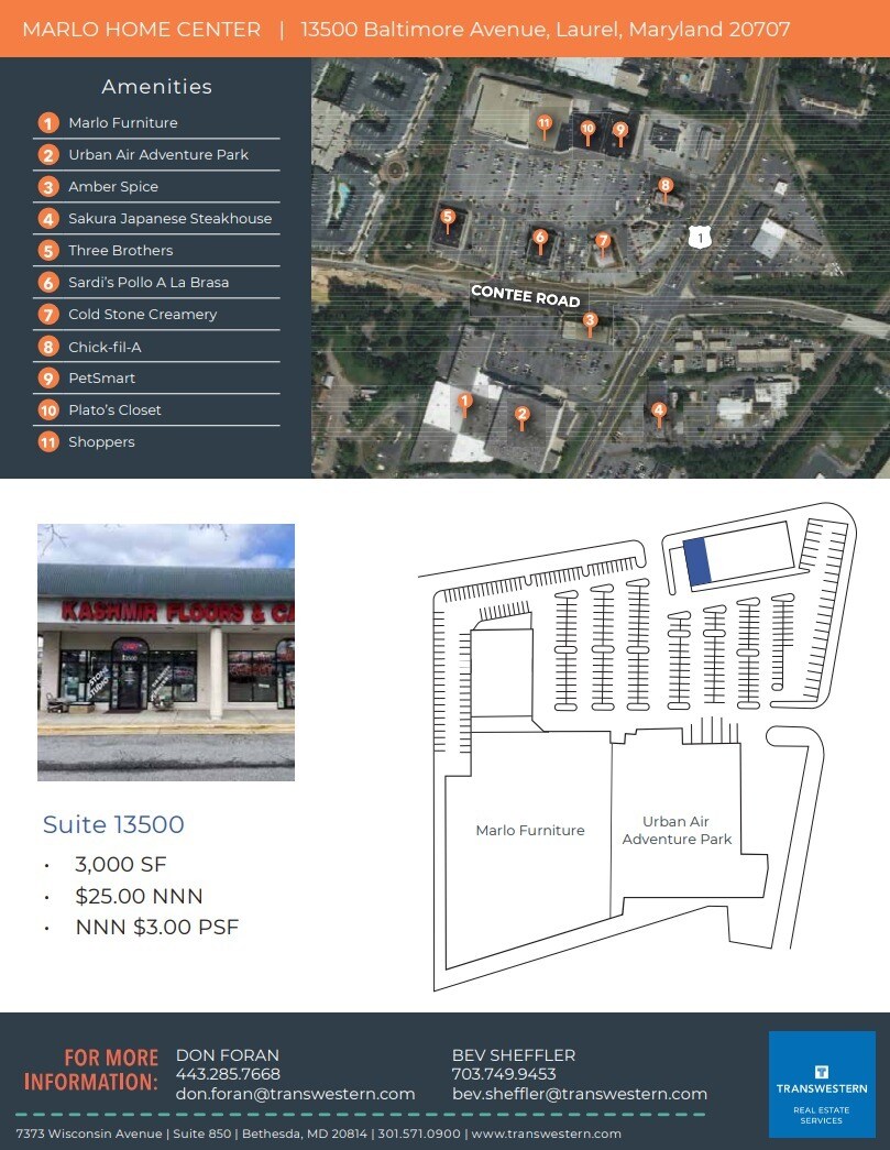 13450-13500 Baltimore Ave, Laurel, MD for lease Floor Plan- Image 1 of 1