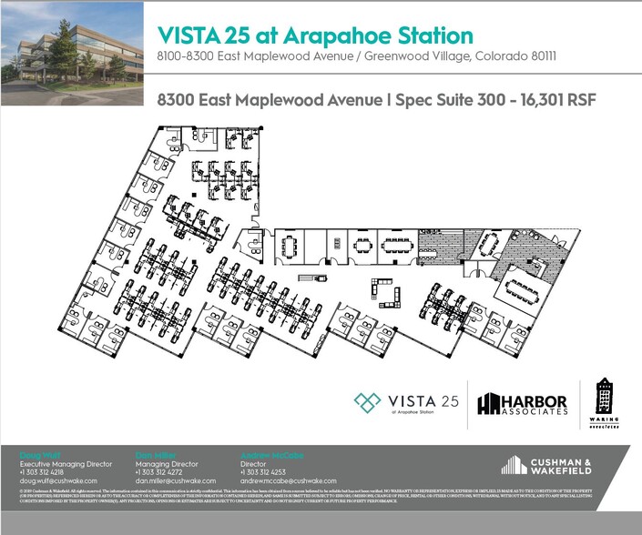 8100 E Maplewood Ave, Greenwood Village, CO for lease - Floor Plan - Image 1 of 1