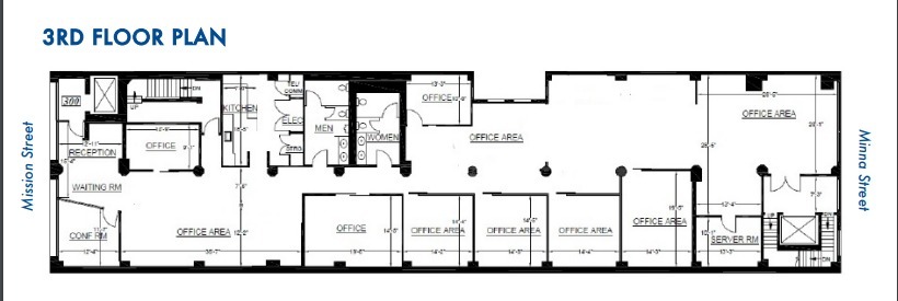 611-615 Mission St, San Francisco, CA for lease - Floor Plan - Image 2 of 3