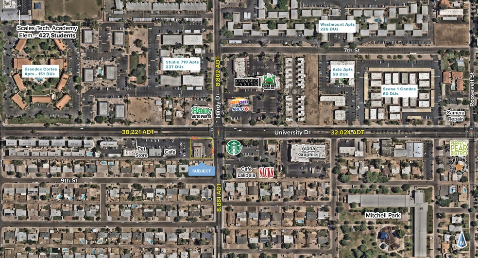 802 S Hardy Dr, Tempe, AZ for lease - Building Photo - Image 2 of 7