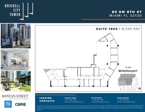 80 SW 8th St, Miami, FL for lease Site Plan- Image 1 of 13