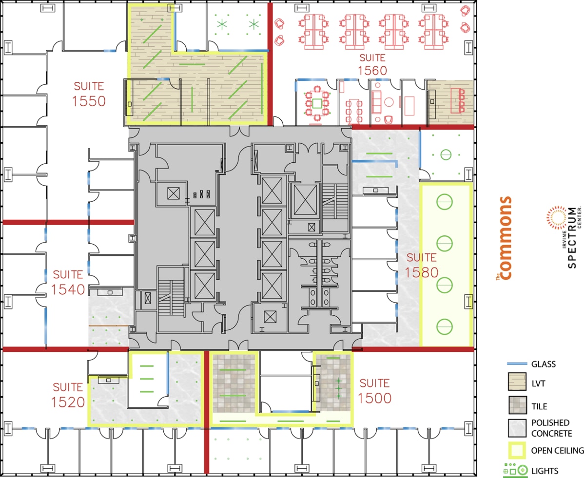400 Spectrum Center Dr, Irvine, CA for lease Floor Plan- Image 1 of 1