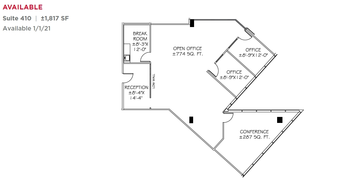 111 Anza Blvd, Burlingame, CA for lease Floor Plan- Image 1 of 1