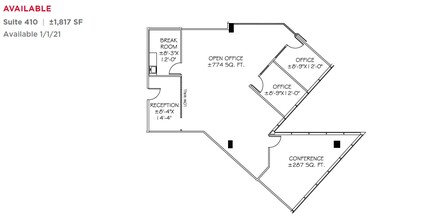 111 Anza Blvd, Burlingame, CA for lease Floor Plan- Image 1 of 1