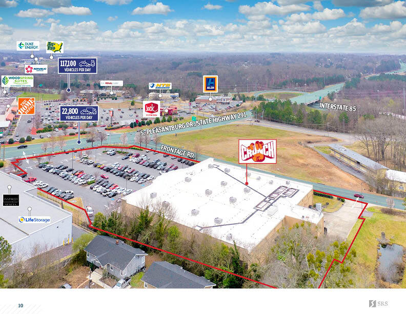 1332 S Pleasantburg Dr, Greenville, SC 29605 Crunch Fitness 17yrs