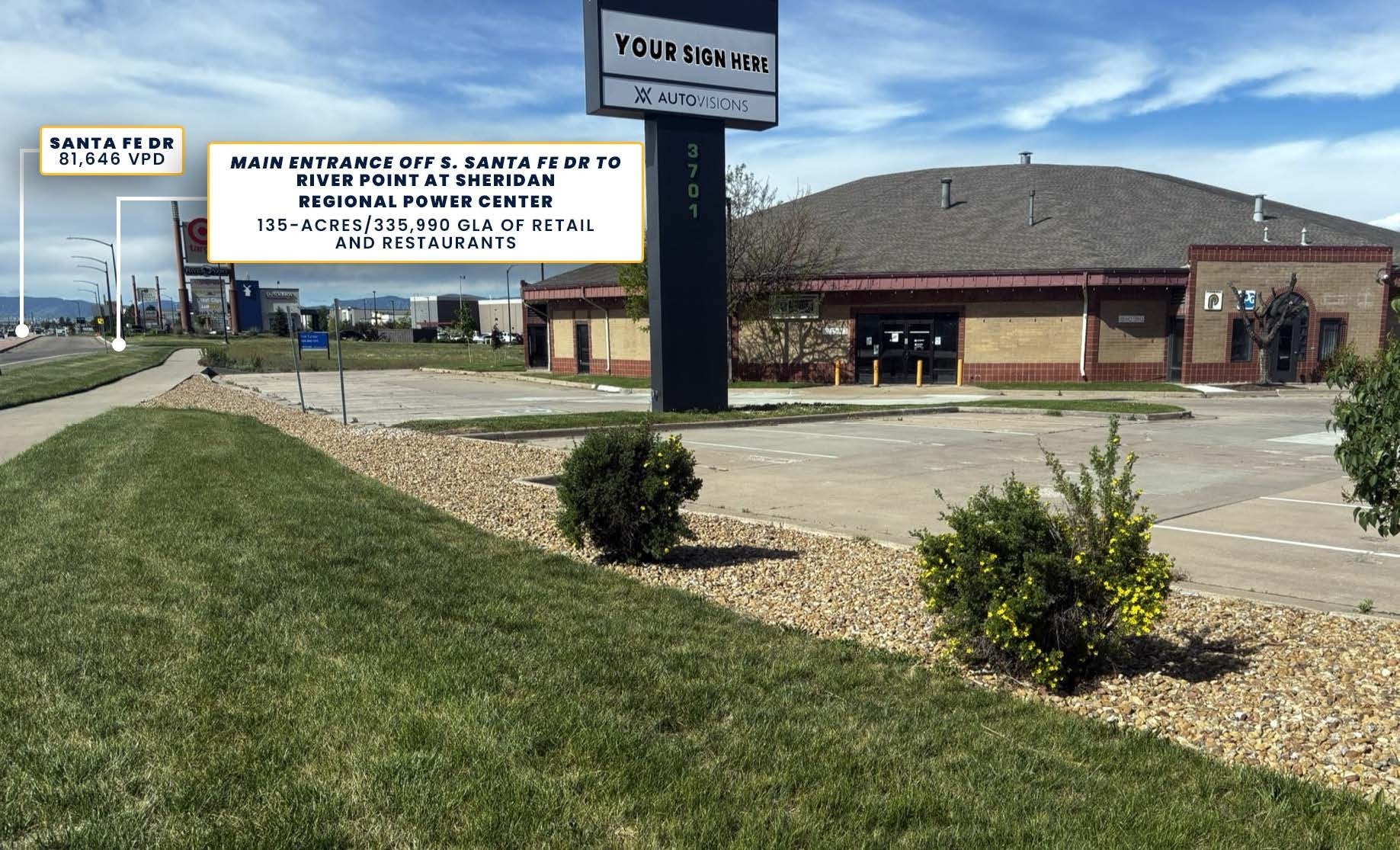 3701 S Santa Fe Dr, Sheridan, CO for lease Building Photo- Image 1 of 8