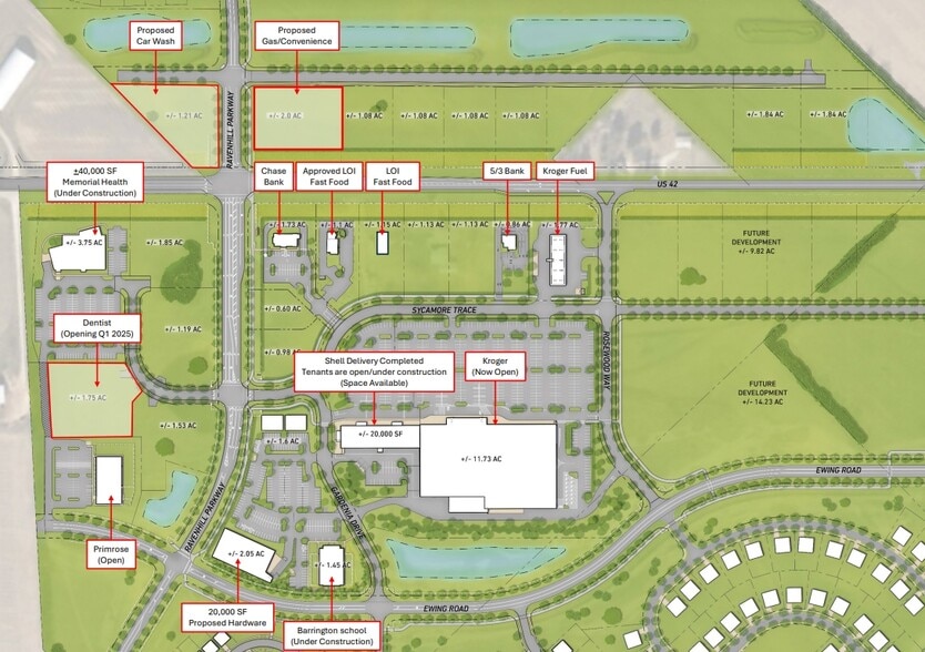 12170 US Highway 42 N, Plain City, OH for sale - Site Plan - Image 1 of 1