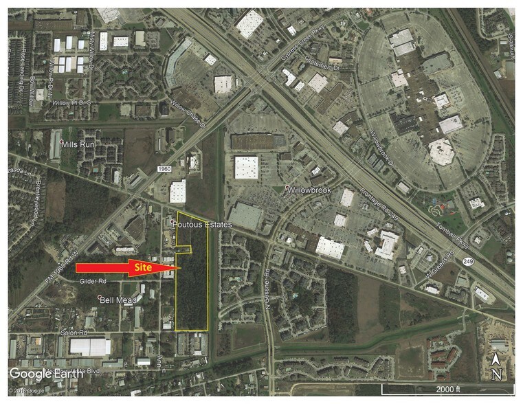 Mills Road Near North Gessner Rd, Houston, TX for sale - Primary Photo - Image 1 of 1