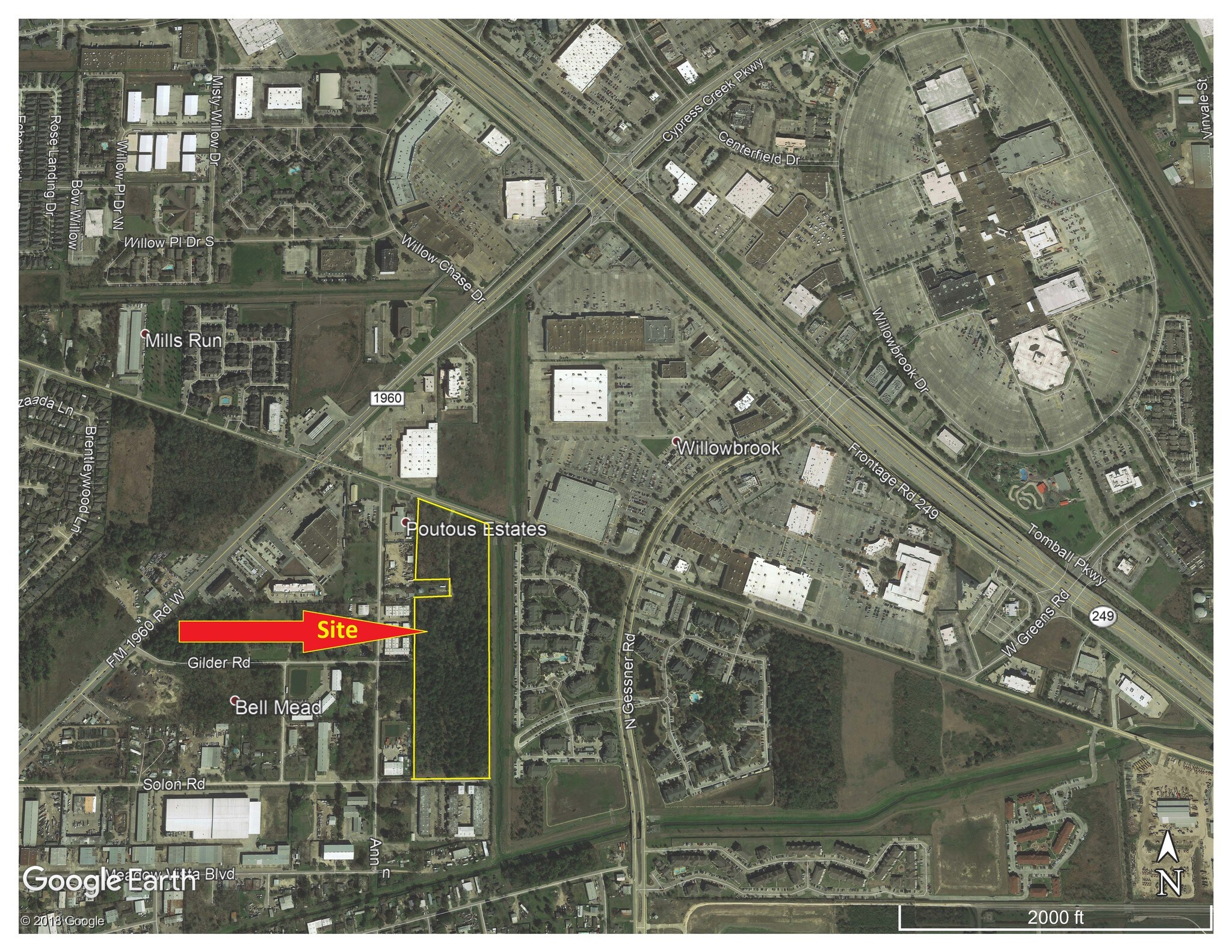 Mills Road Near North Gessner Rd, Houston, TX for sale Primary Photo- Image 1 of 1