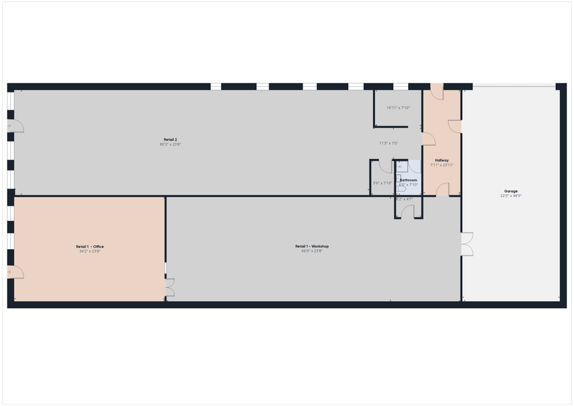 4455-4577 N Milwaukee Ave, Chicago, IL for sale - Floor Plan - Image 3 of 36