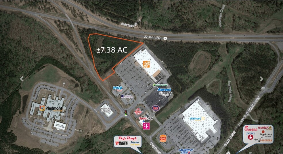 2150 W Spring St, Monroe, GA for sale - Aerial - Image 2 of 5