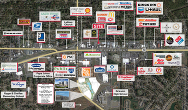 10020 Blanda Dr SE, Huntsville, AL - aerial  map view