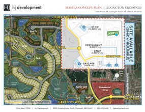 125th Ave NE, Blaine, MN for lease Site Plan- Image 2 of 2