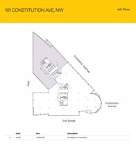 101 Constitution Ave NW, Washington, DC for lease Floor Plan- Image 1 of 1