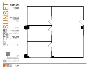 6430 W Sunset Blvd, Los Angeles, CA for lease Floor Plan- Image 1 of 1