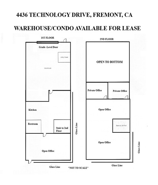 4436 Technology Dr, Fremont, CA for lease - Floor Plan - Image 2 of 4