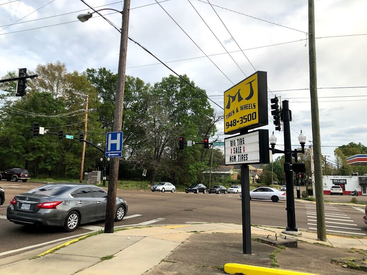 1101 N West St, Jackson, MS 39202 M.J. Tires & Wheels Jackson MS