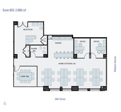 270 Madison Ave, New York, NY for lease Floor Plan- Image 1 of 3