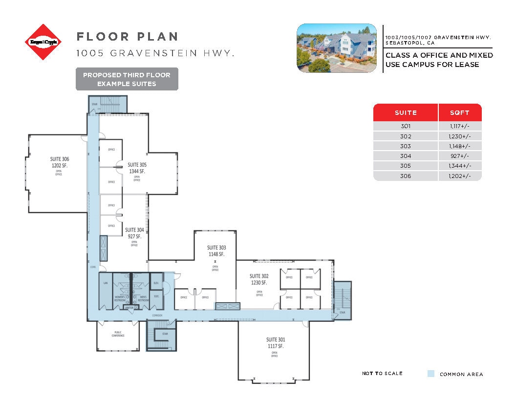 1003 Gravenstein Hwy, Sebastopol, CA for lease Floor Plan- Image 1 of 2