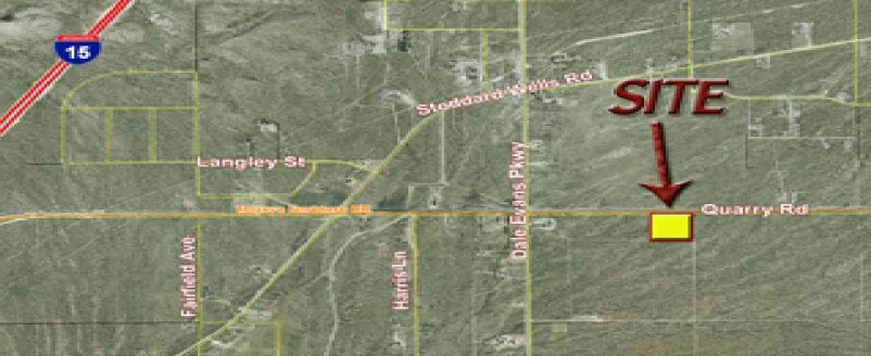 Quarry Rd, Apple Valley, CA for sale Primary Photo- Image 1 of 1