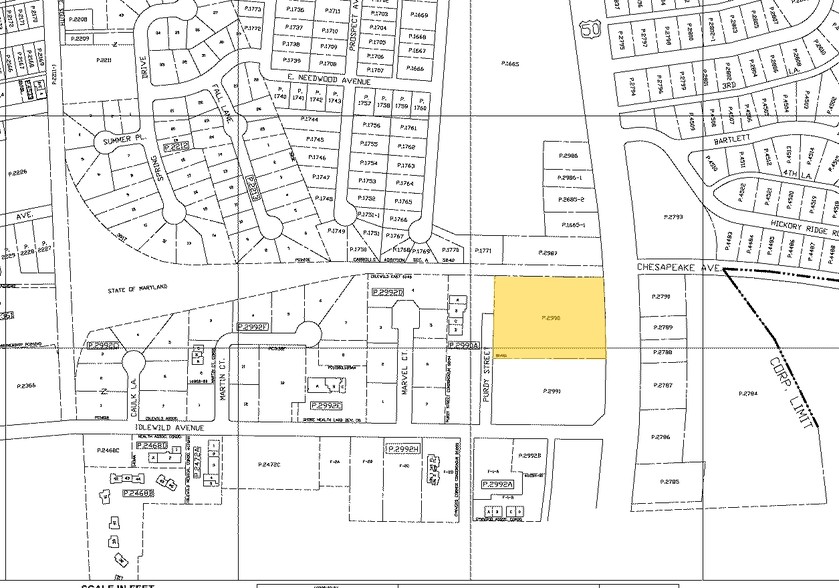 7872 Ocean Gtwy, Easton, MD for lease - Plat Map - Image 2 of 4