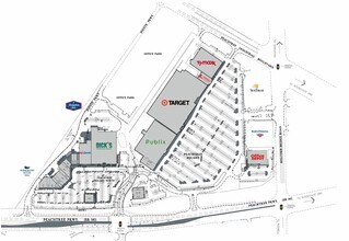 6050 Peachtree Pky, Peachtree Corners, GA for lease Site Plan- Image 2 of 2