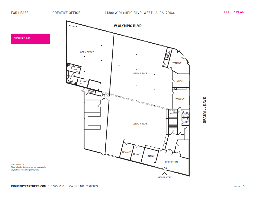 11800 W Olympic Blvd, Los Angeles, CA for lease Floor Plan- Image 1 of 2