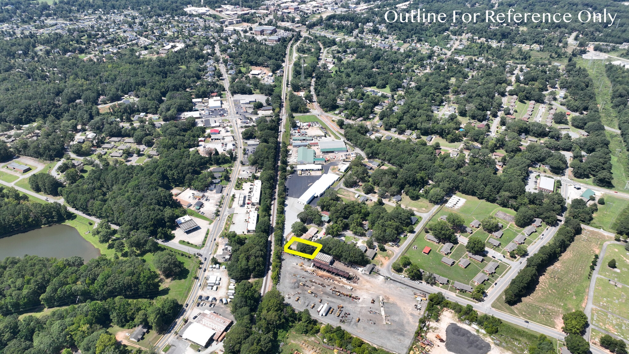 40 Haynie St, Newnan, GA for sale Aerial- Image 1 of 4