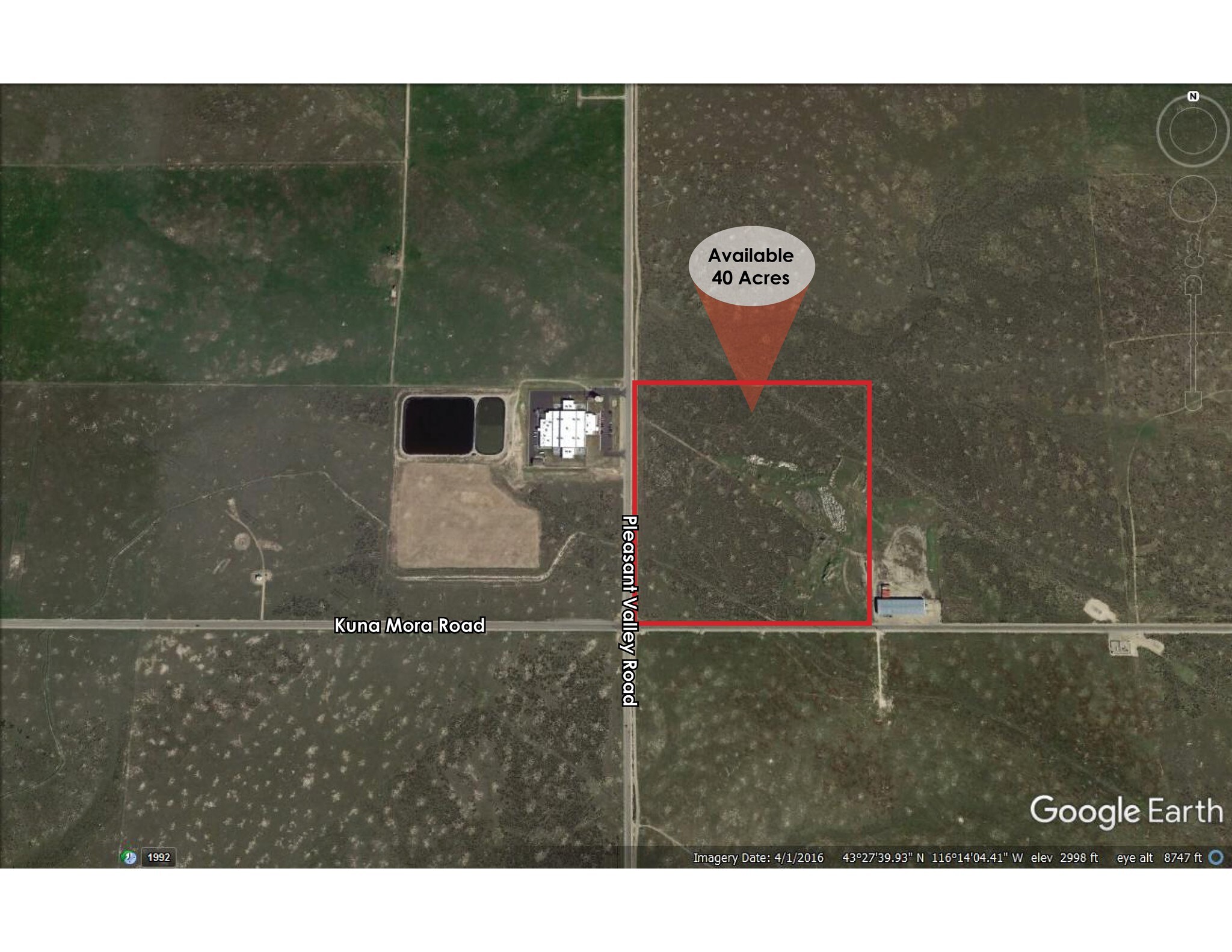 W. Kuna Mora Road & Pleasant Valley Rd, Kuna, ID for sale Building Photo- Image 1 of 1