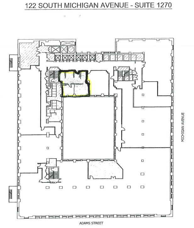 122 S Michigan Ave, Chicago, IL for lease Floor Plan- Image 1 of 1