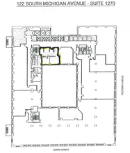 122 S Michigan Ave, Chicago, IL for lease Floor Plan- Image 1 of 1