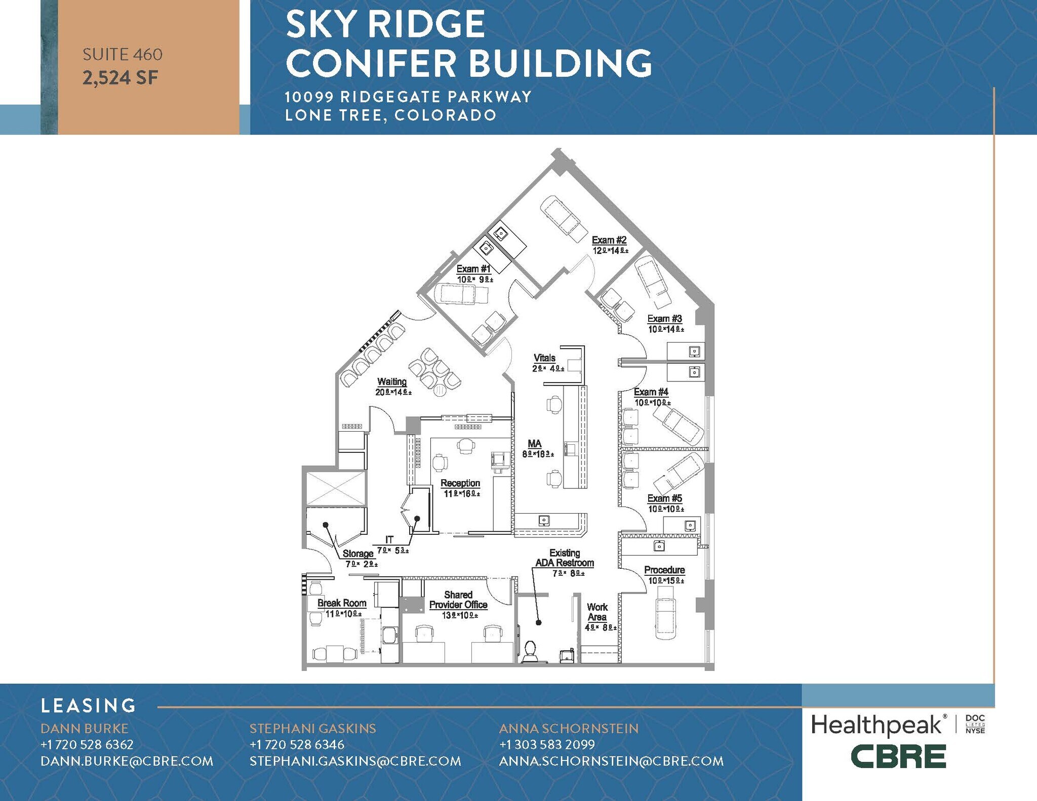 10535 Park Meadows Blvd, Lone Tree, CO for lease Floor Plan- Image 1 of 8