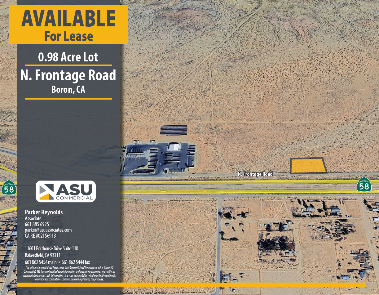 N Frontage Road, Boron, CA for sale Primary Photo- Image 1 of 1