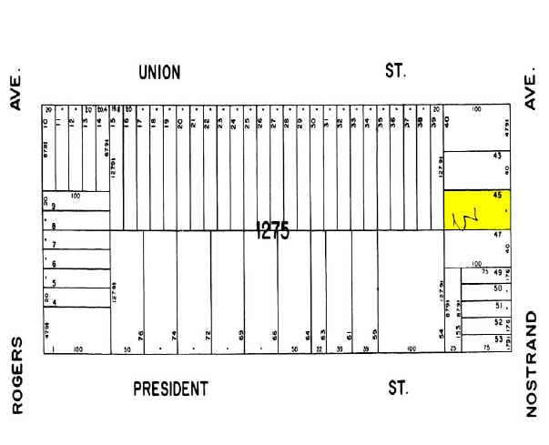 860 Nostrand Ave, Brooklyn, NY for lease - Plat Map - Image 2 of 7